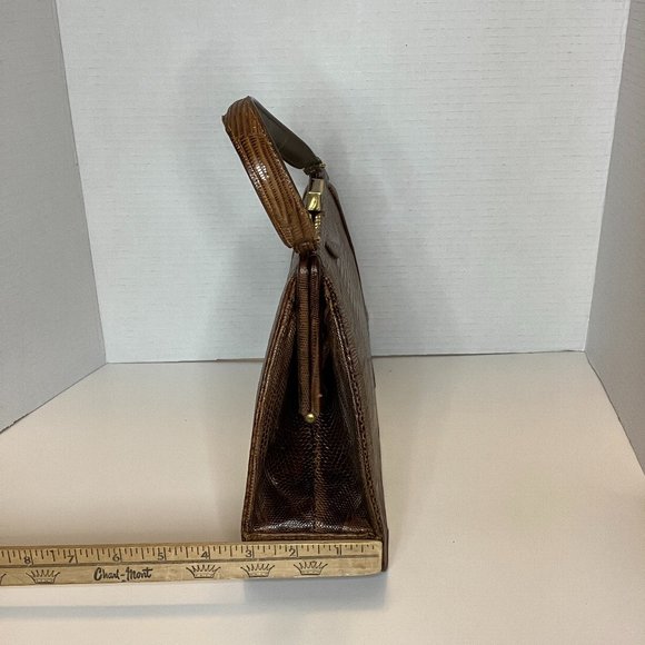 Palizzio NY Vintage Genuine Lizard Handbag - Picture 12 of 17